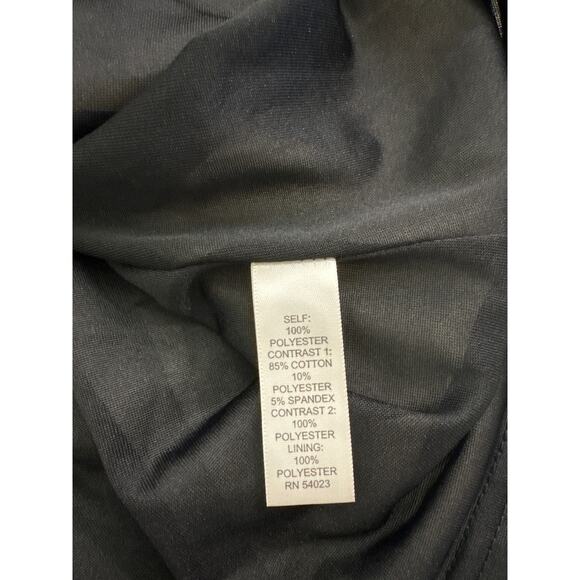 Tinley Road Black & Ivory Pleated Dress – Size Medium - Picture 8 of 8